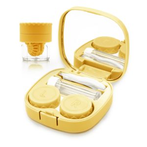 Candy Color Contact Lens Case Travel Kit with Lens Cleaner