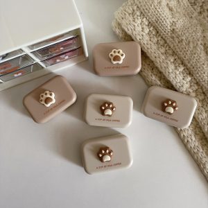 Color Contact Lens Case Cat's Paw
