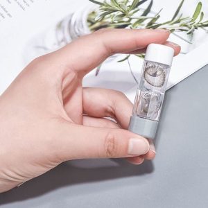 Parallel 3-Piece Set Contacts Lenses Case Travel Kit